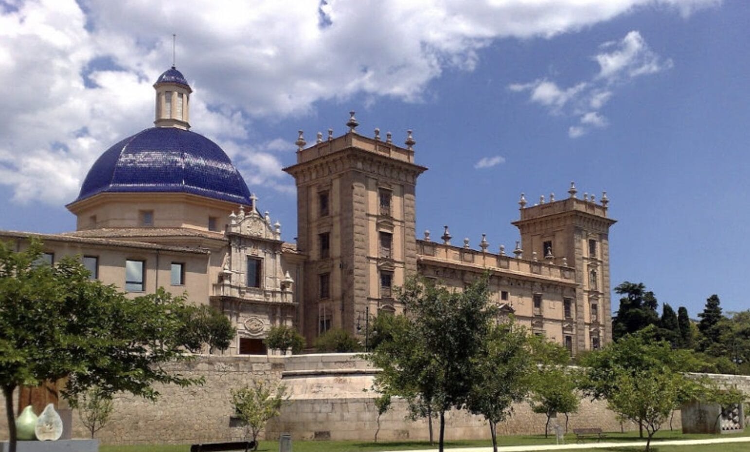 Museum of Fine Arts Valencia with paintings by El Greco, Goya, and Sorolla