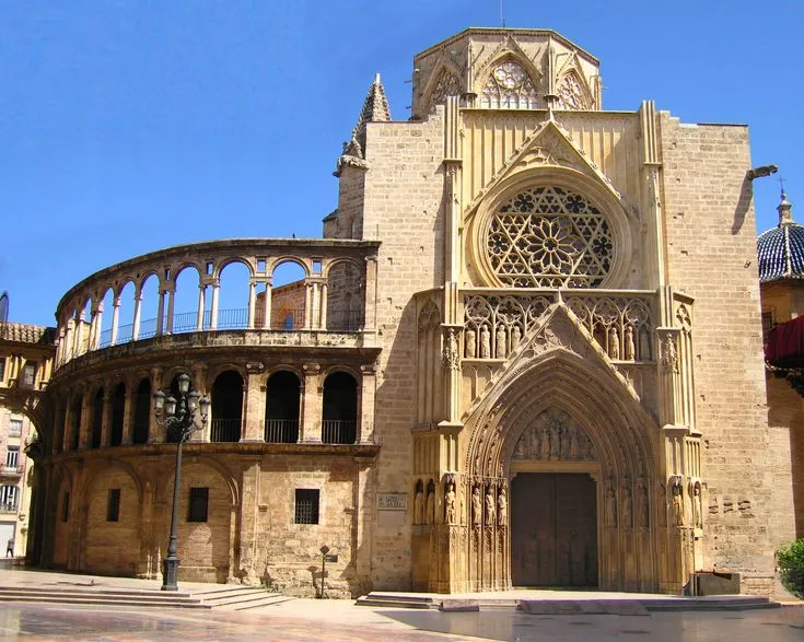 Puerta Gótica Catedral de Santa María Valencia