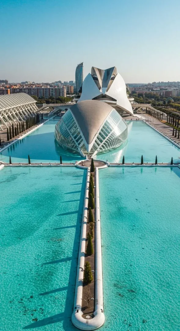 Ciudad de las Artes y las ciencias. Hemisferic Valencia Exterior