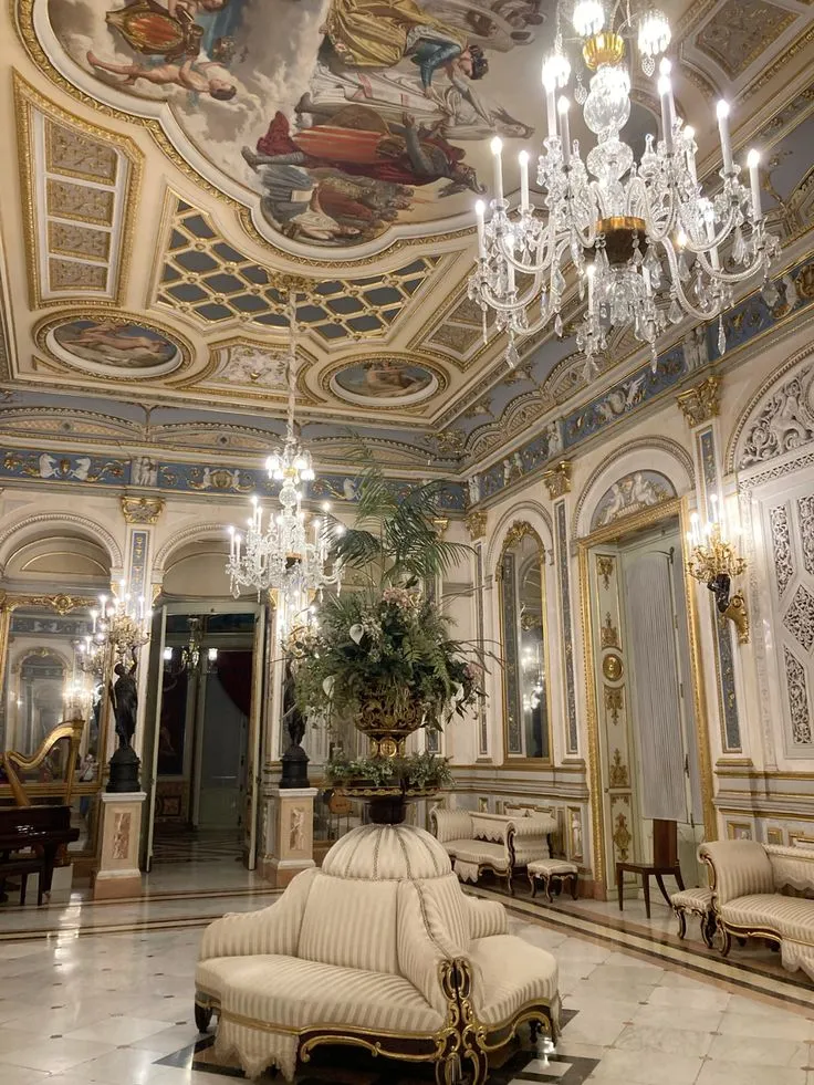 Salón de baile Palacio del Marqués de Dos Aguas, Valencia, España